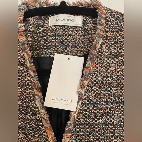 🇫🇷Promod Tweed Jacket/ Coat NWT - Size S/36 - Picture 3 of 8